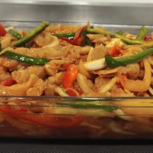 Pollo Groc Català con salsa Teriyaki